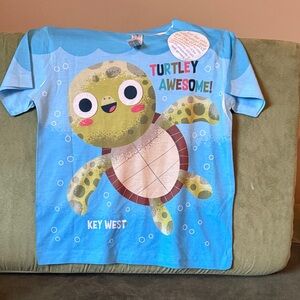 Key West size 2T Turtley Awesome Blue T-Shirt